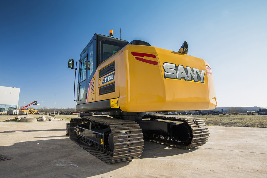 SANY excavator with multiple optimisations